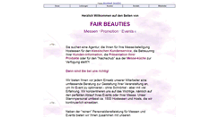 Desktop Screenshot of fairbeauties.de