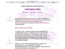Tablet Screenshot of fairbeauties.de